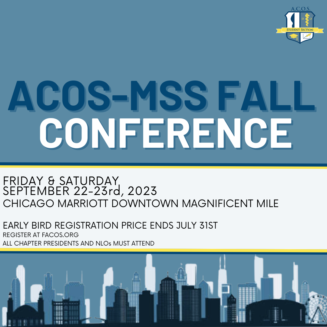 ACOSMSS Conventions